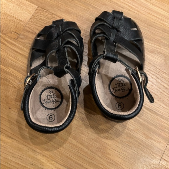 Little Love Bug | The Closed Toe Sandal in black with weatherproof sole | sz 6 - Picture 2 of 5